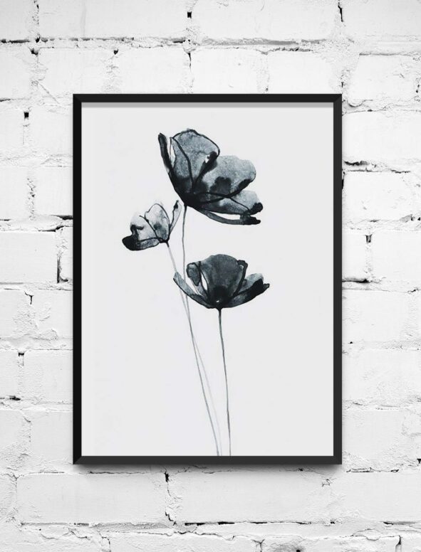 Poster Blue Flower
