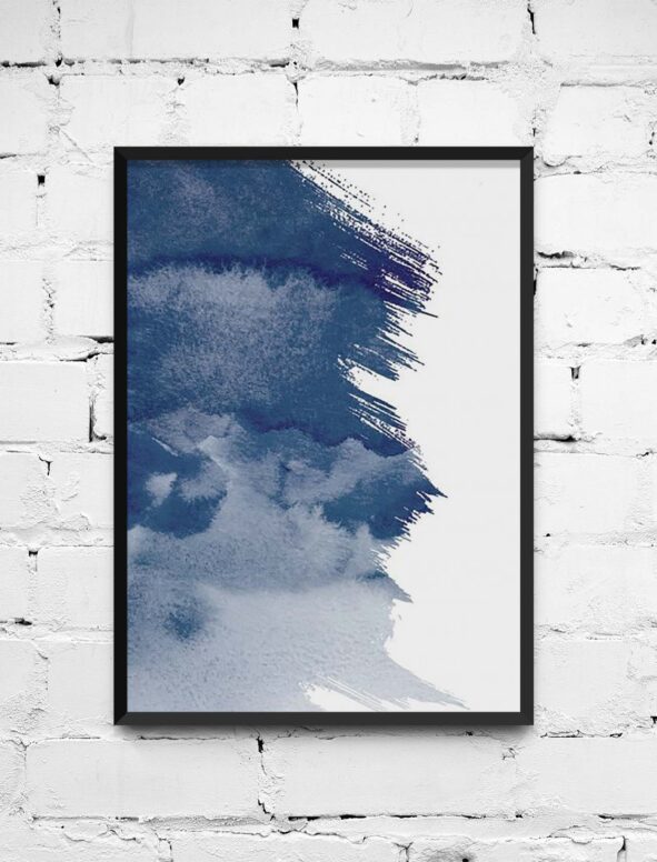 Poster Blue Art No 1