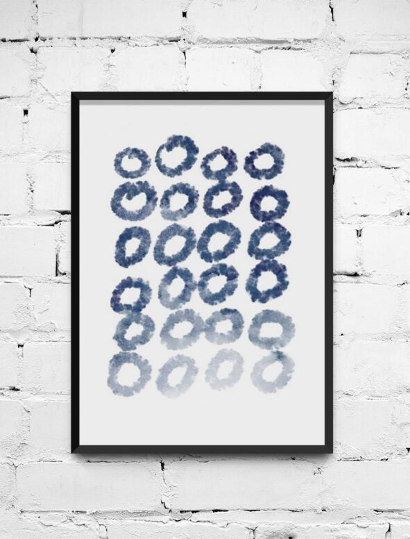 Poster Blue Art No 3