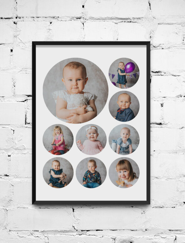 Fotoposter Collage 9 Bilder