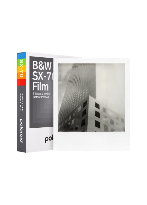 Polaroid Film Svartvit B&W för SX-70 8 bilder