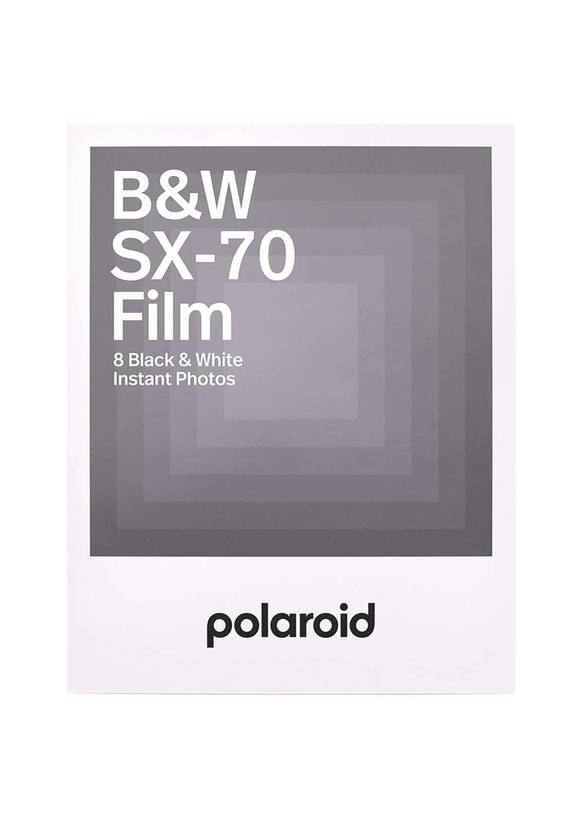 Polaroid Film Svartvit B&W för SX-70 8 bilder