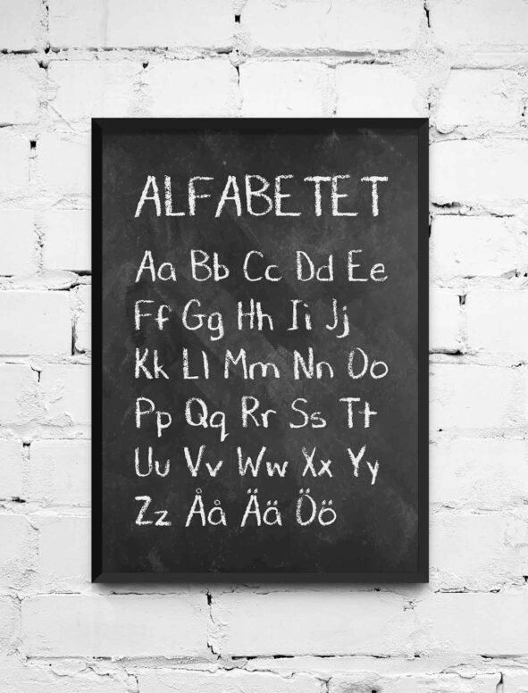 Poster Alfabetet