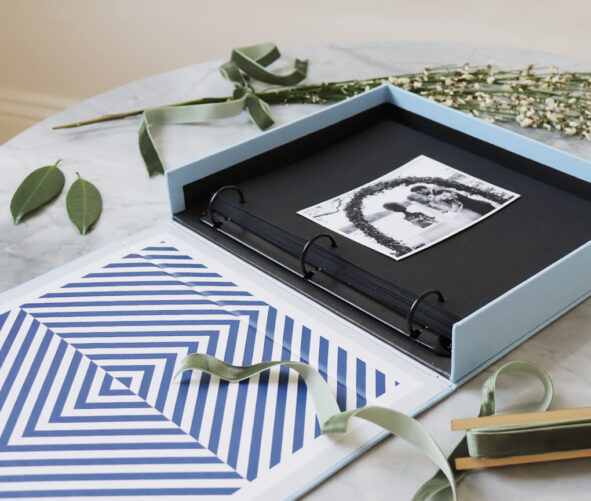 Printworks Coffee Table Fotoalbum 30 Blad - Happily Ever After Blue