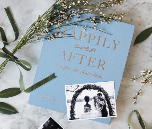 Printworks Coffee Table Fotoalbum 30 Blad - Happily Ever After Blue