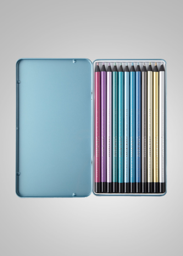 Printworks Färgpennor Metallic 12-pack