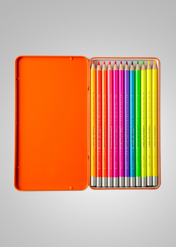 Printworks Färgpennor Neon 12-pack