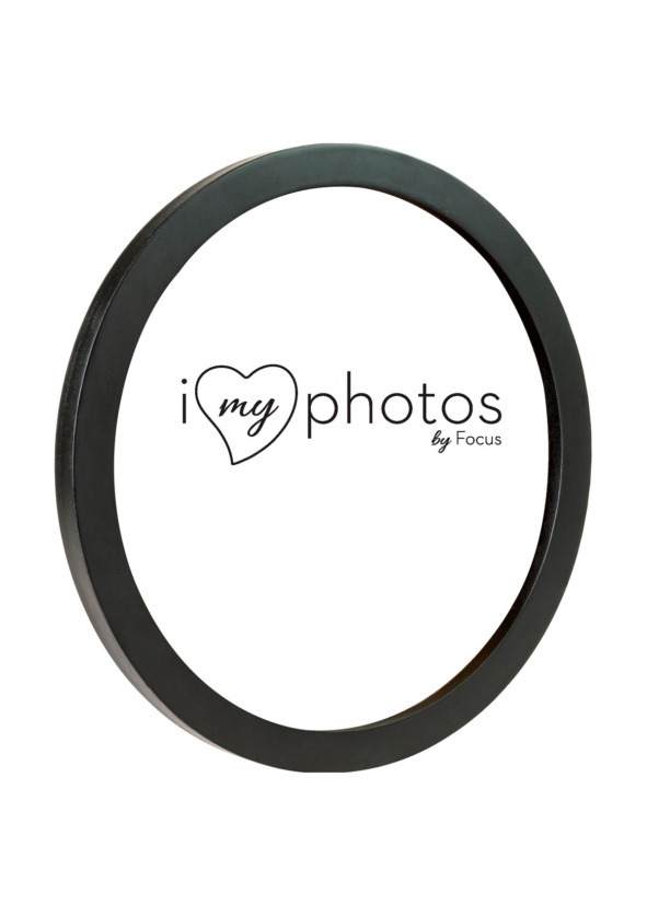 Fotoram Premium Rund Svart