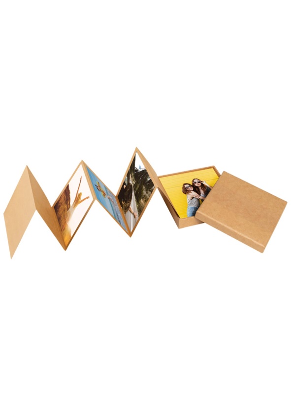 Walther Fotoalbum LePorello 10x10 cm Brown