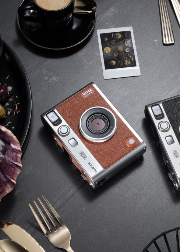 Fujifilm Instax Mini Evo Brown Startpaket