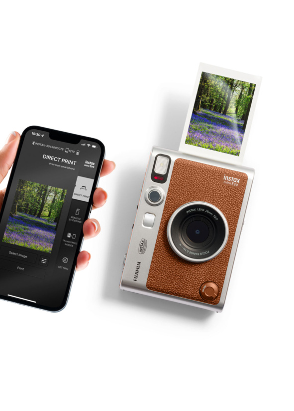 Fujifilm Instax Mini Evo Brown Startpaket