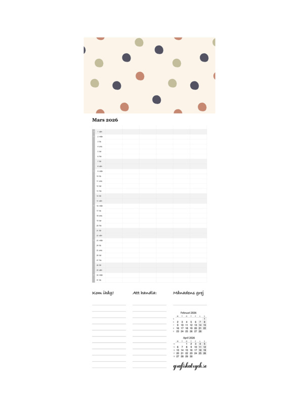Familjekalender 2026