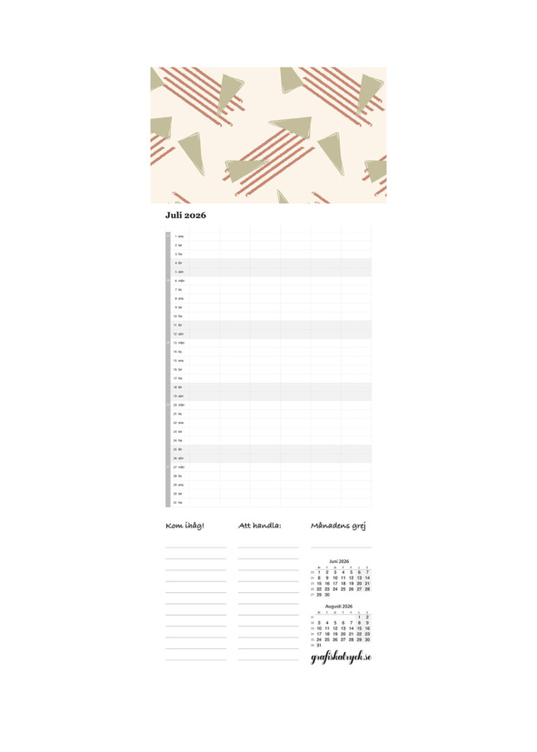 Familjekalender 2026
