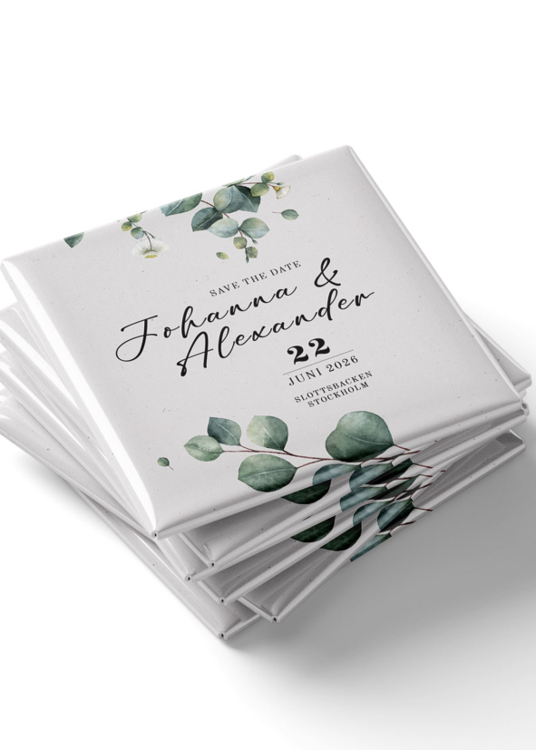 Magnet Save the date 5x5 cm