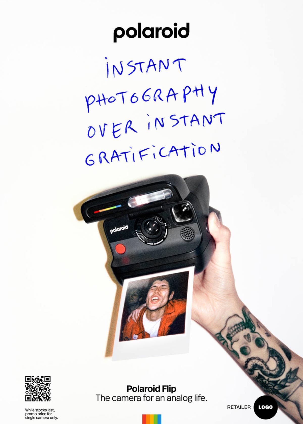 Polaroid Flip White