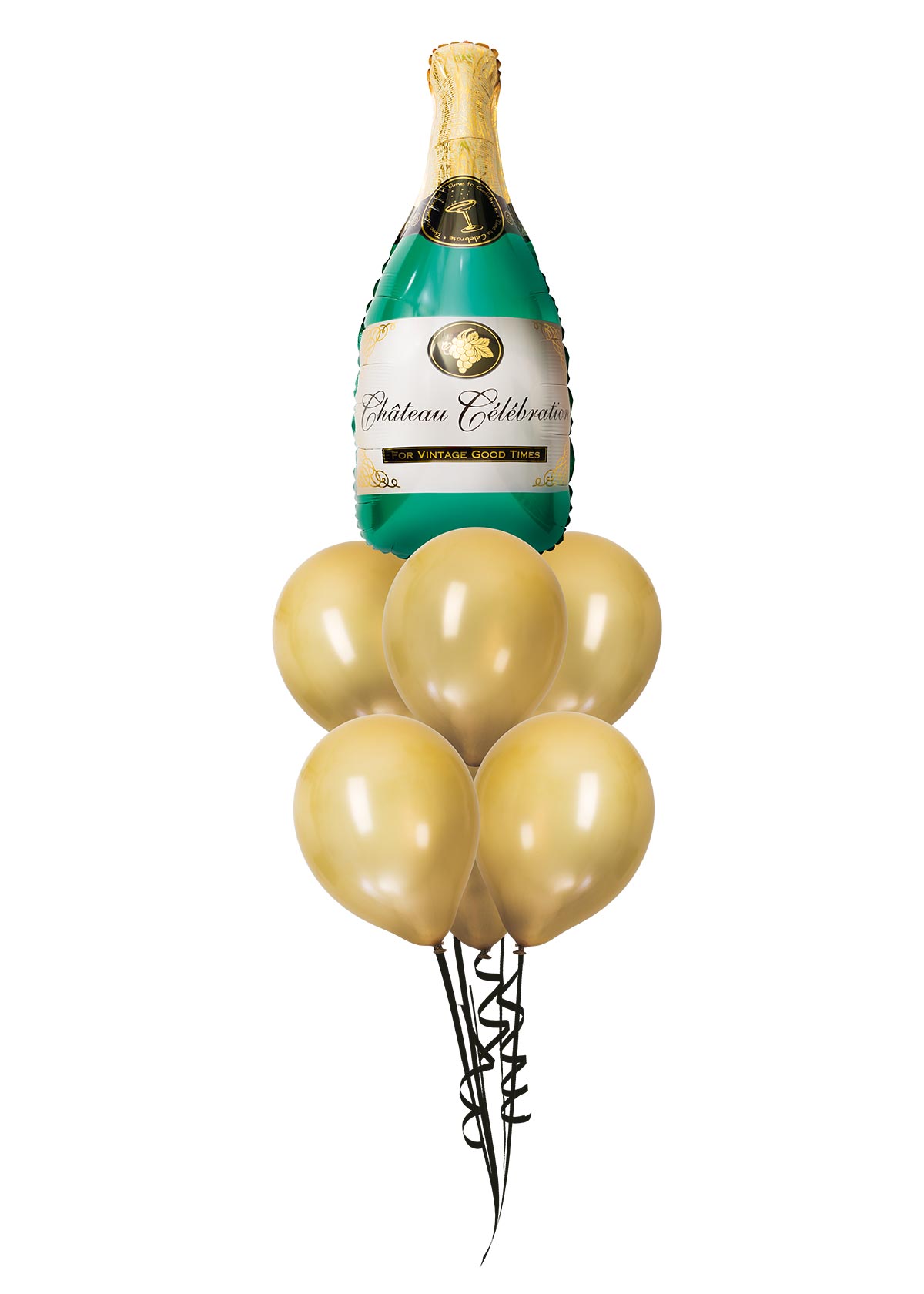 Ballongbukett Deluxe Topp Folieballong Heliumballong
