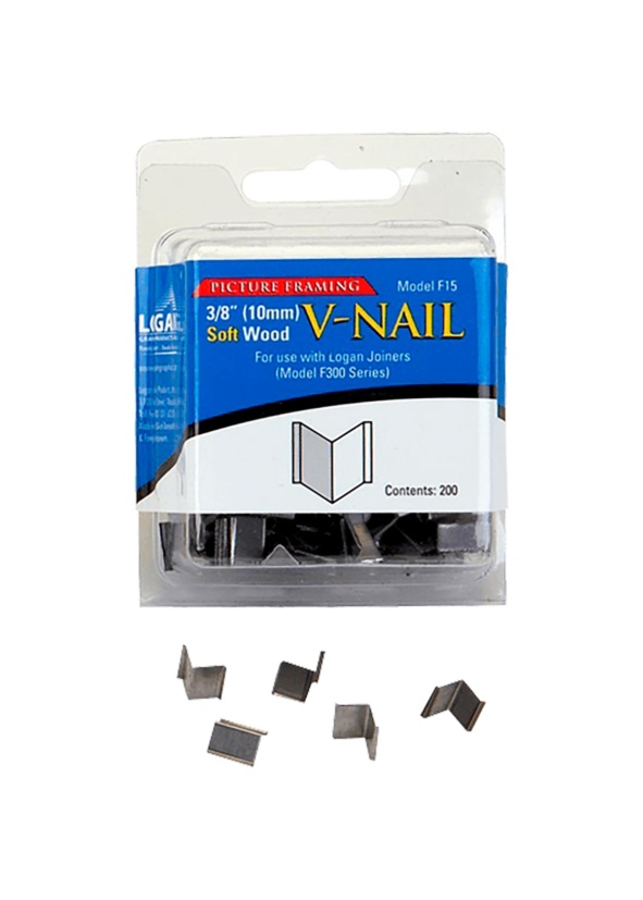 Logan V-Nail F15 Soft Wood 3/8 10 mm 200-pack