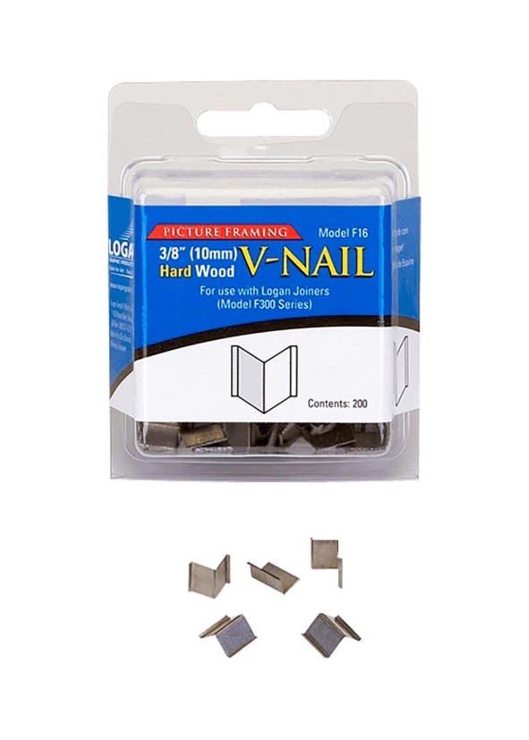 Logan V-Nail F16 Hard Wood 3/8 10 mm 200-pack