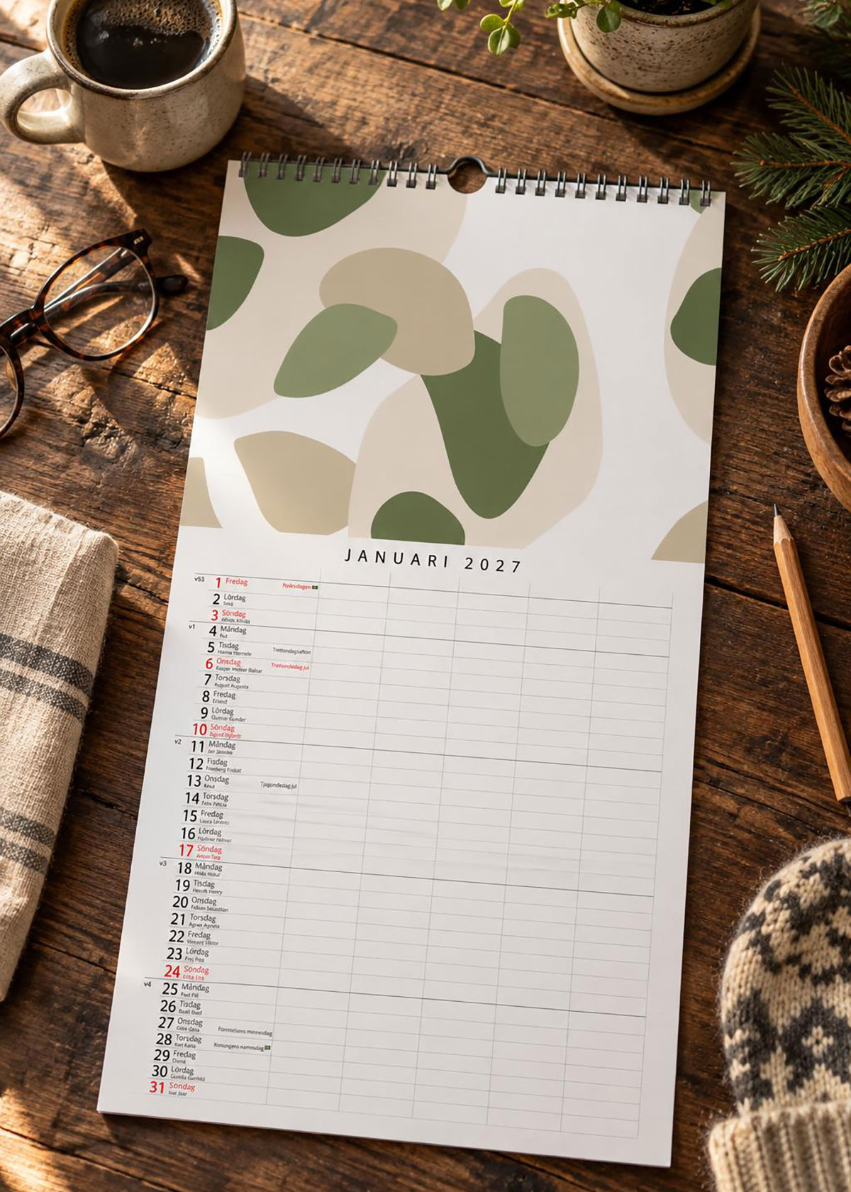 Familjekalender 2027